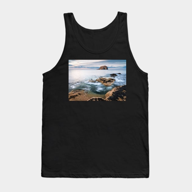 Bass Rock Sunset Tank Top by TMcG72